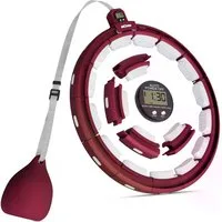 NEOLYMP Hula-Hoop-Reifen Hula Hoop Reifen Erwachsene – Fitness Ring leise verstellbar 29–40 cm (Smarter Hula Hoop Reifen verstellbar 29–40 cm Klick-System, Home Gym), Gymnastikreifen mit Tracking für Zeit, Umdrehungen und Kalorien