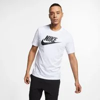 Nike Sportswear T-Shirt M NSW TEE ICON FUTURA mit klassischem Logodruck auf der Brust, Kurzarm-Design, normale Länge