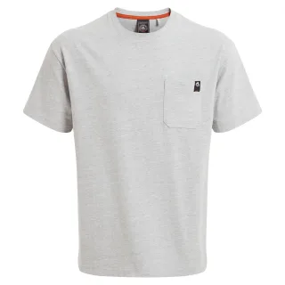 Craghoppers - "Wakefield Workwear" T-Shirt Tasche für Herren (Weiches Grau meliert)