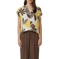 s.Oliver Druckbluse mit Raff-Details