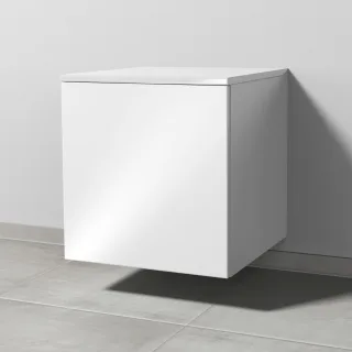 Sanipa Anbau-/Solitärschrank Anschlag links 2morrow (P2391L) 510x500x520 Weiß-Glanz, P239178L P239178L