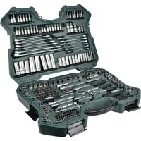 Brüder Mannesmann Werkzeuge Steckschlüssel Steckschlüsselsatz, 1/4″ Zoll, 3/8″″ und 1/2″ Zoll M98430