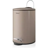 blomus Mülleimer blomus Treteimer TUBO taupe braun