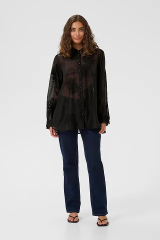 Langarm - Hemd CUanlizel Classic fit black