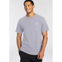 Converse T-Shirt STAR CHEV EMB TEE Kurzarm, mit Rundhalsausschnitt, ohne Verschluss, aus Baumwolle