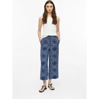 s.Oliver Culotte Hose Strukturierte Culotte aus Viskosemix