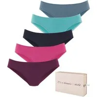 LASCANA Jazz-Pants Slips (5er-Pack) aus Baumwolle, mit schöner Aufbewahrungsbox