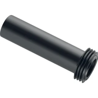 Geberit Spülbogenverlängerung mit Manschette: d=45mm, L=40cm, schwarz, 152436161 152436161