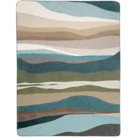 Wohndecke Iceland Horizon mit geketteltem Zierstich, Biederlack, Made in Germany