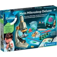 Clementoni® Experimentierkasten Galileo, Mein Mikroskop Deluxe