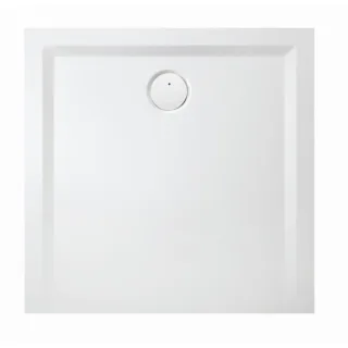 Hoesch Muna Mineralguss-Duschwanne 4160xA010 80x80x3cm, weiß, Material Solique