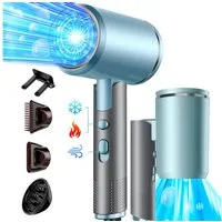 OYLCDI Haartrockner Föhn Ionen,klappbar, Weihnachtsgeschenk, Hair Dryer, 2400 W, mit 3 Stylingdüsen & 6 Temperatureinstellungen,Klappbar Haartrockner, Hairdryer Frisuren Zubehör Reisehaartrockner