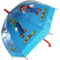 Super Mario Stockregenschirm Super Mario Luigi Kinder Regenschirm Schirm D 70 cm