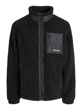 JACK&JONES - JJESOHO TEDDY JACKET NOOS black - Gr. - S