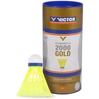 VICTOR Federball 3x Shuttle 2000 gelb