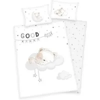 Baby Best Babybettwäsche Baby Best "Sleeping little bear", Renforcé, mit Stern und Teddy
