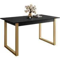 Lookway Esstisch ARTON GOLD II 140 cm ausklappbarer Tisch für 6-8 Personen, Breite: 140-195