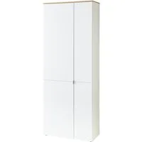 Innostyle Schuhschrank Bari Schuhschrank, BxHxT 78x202x38 cm (1-St) 2 türig, 9 Fächer, Softclose, ABS Kantenschutz