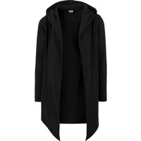 URBAN CLASSICS Strickfleecejacke Urban Classics Herren Long Hooded Open Edge Cardigan (1-St)