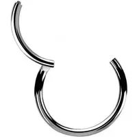 viva-adorno Nasenpiercing Segmentring Clicker Chirurgenstahl Piercing Ring Nasenring Septum, Segment Ring mit Scharnier Lippe Helix Ohrpiercing Septumring