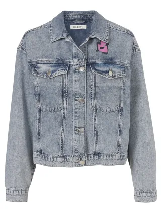 eiszeit - Jacke 1/1 Arm Jeans light blue denim - Gr. - 50