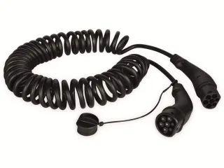 HARTING E-Auto-Ladekabel EVC0113, Typ 2, 3-phasig, spiral, 20 A, 11 kW, 5m