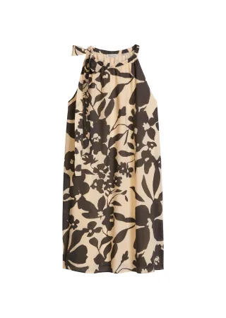 Marc OPolo Casual - Ärmelloses Sommerkleid loose Dark Grey - Gr. - 34
