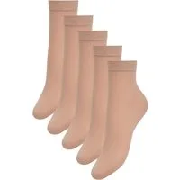 Next Halterlose Strümpfe Söckchen 20 Denier im 5er-Pack (5-Paar)