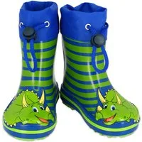 Beck Kleinkinder Gummistiefel Topsi Gummistiefel (wasserdicht, für trockene Füße bei Regen- und Matschwetter) Naturkautschuk, flexible Laufsohle, herausnehmbare Innensohle