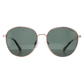Polaroid Rund Unisex Gold Kupfer Grün Polarisiert PLD 6215/S/X