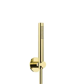 Herzbach LIVING SPA Wannenset Halter 70 rund 30.914000.1.03 Stabhandbrause 1500mm PVD Gold