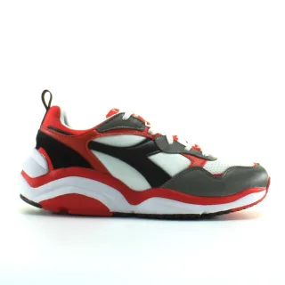 Diadora Whiz Run Herren Weiße/rote Trainer