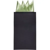 DonDon Einstecktuch DonDon Herren Einstecktuch vorgefaltet, (Packung, 1-St), vorgefaltet, mit Karton verstärkt, Seidenlook
