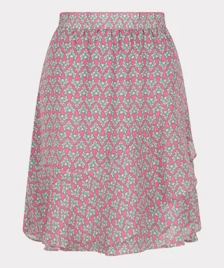 Esqualo - Minirock mit Volants pink - Gr. - 34