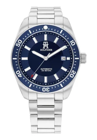 Tommy Hilfiger Herrenuhr Automatique Silber