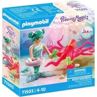 Playmobil® Meerjungfrau mit Farbwechselkrake (71503), Princess Magic Konstruktions-Spielset, (13 St), Made in Europe