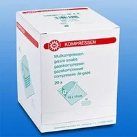 NOBAMED Paul Danz AG Erste-Hilfe-Set NOBAMED Mullkompresse 12-fach 10 x 20 cm, (1 St), unsteril, Einmalgebrauch, saugfähig, Wundkompresse