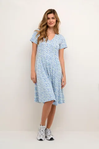 Kleid Regular fit blue white