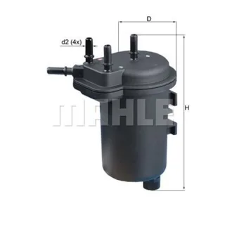 Mahle Kraftstofffilter Renault Megane 2 Scenic 2 1,5