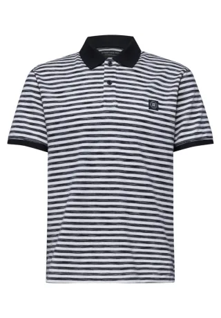 Street One - Poloshirt in Piquéstruktur weiß - Gr. - M
