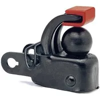 Hebie Fahrradkinderanhänger Hebie Anhängerkupplung F1 Set Schwarz - 40 kg Anhängelast - Sattelstüt