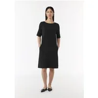 comma Minikleid Kleid Kurzarm-Kleid aus Modalmix mit Logo-Detail