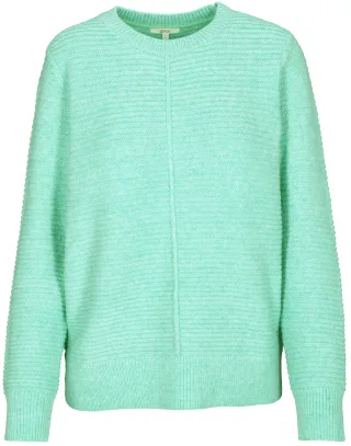 zab company - Da. Rdh.-Pullover jade green mel. - Gr. - L