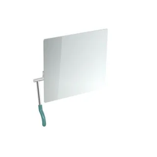 Hewi Kippspiegel 802.01.100L55 725x741x73mm, Hebel links, aquablau
