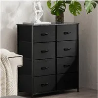 DUMOS Schubkastenkommode Kommode mit Stoffschubladen Stauraumschrank Schubladenschrank (Schubladenkommode), Mit 4, 5, 7, 8, 9 Schubladen