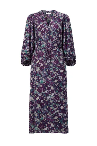 Rich & Royal - Printed Midi Dress deep pine - Gr. - 38