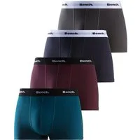 Bench. Boxer Boxershorts für Herren (Packung, 4-St) Unterhosen mit kontrastfarbigem Bund