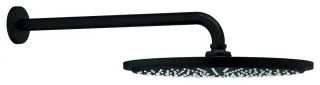 GROHE Kopfbrauseset Rainshower Cosmopolitan 310, 26066 Br.arm 380mm 8l/min phantom black, 26066KF0 26066KF0