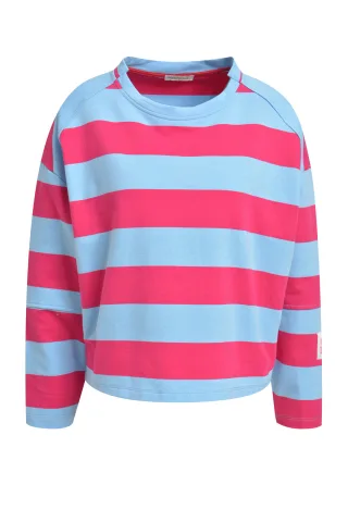 HeartKiss - Sweatshirt Stripes candy print - Gr. - M