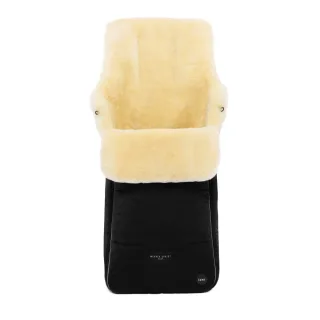 Christ Arosa Luxe Lammfellfußsack Vollfell Black